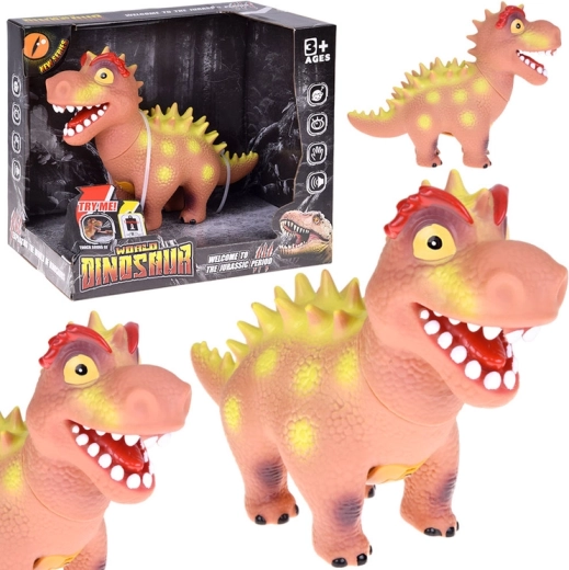 Interaktiv gummidinosaur med lyd