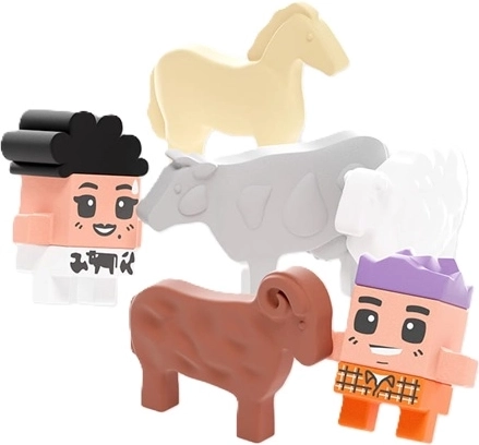 Figurerne Tommy og Zoe giver liv til hver historie