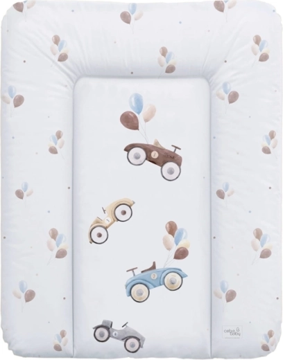 Ceba Baby blød puslepude Retro Cars 50 × 70 cm