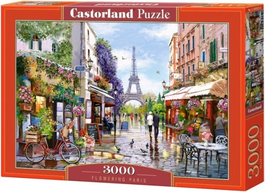 Puslespil 3000 brikker - Blomstrende Paris