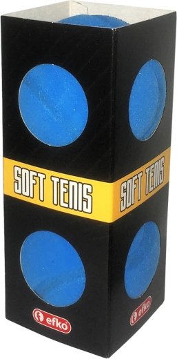 EFKO skumbolde til soft tennis blå 6,5 cm - 2 stk.