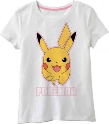 Hvid Pokémon T-shirt