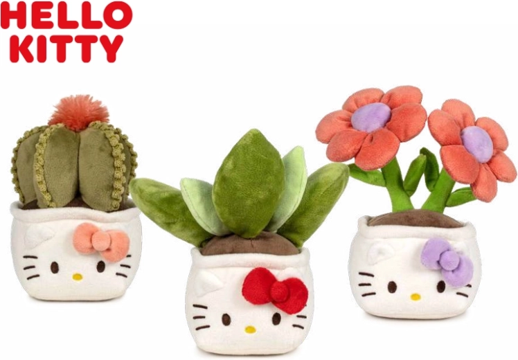 Plysdyr HELLO KITTY Botanical Love 21 cm