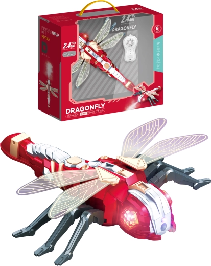 Fjernstyret robotguldsmed Dragonfly med vandtåge, programmering og LED-belysning
