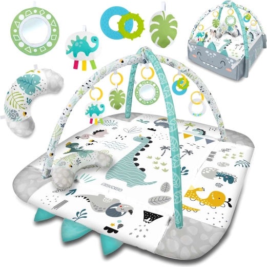 Interaktivt børnelegeunderlag 3-i-1 Nessi RICOKIDS 110 × 100 cm