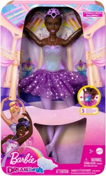 Barbie Dreamtopia Balletdanser med magiske lys – brunet