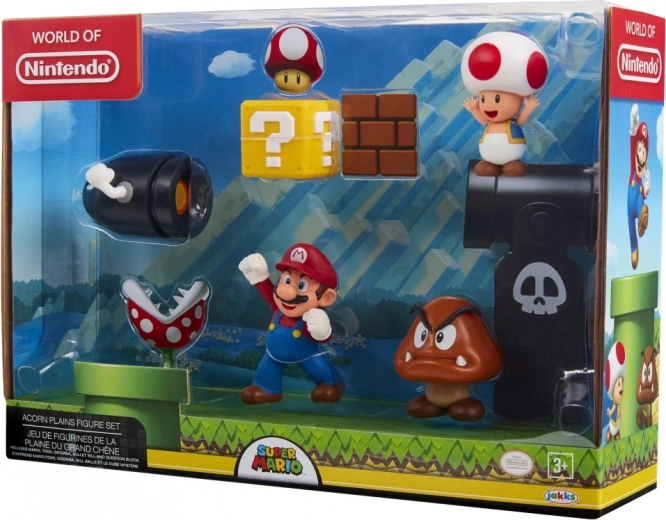 Sæt med Super Mario-figurer: Ikoniske karakterer for fans