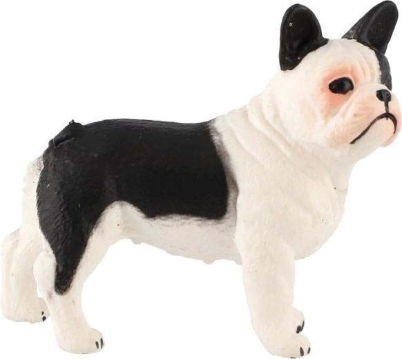 Detaljeret miniature af fransk bulldog