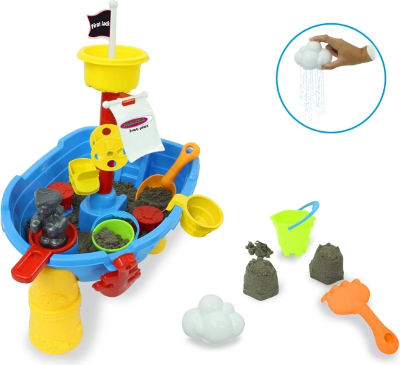 Jamara Pirat Jack sand- og vandlegebord (21 dele)