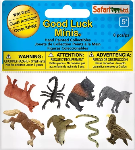 Det vilde vesten – Good Luck Minis fun pack Safari Ltd.
