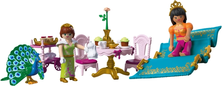 Eventyrhave med påfugl