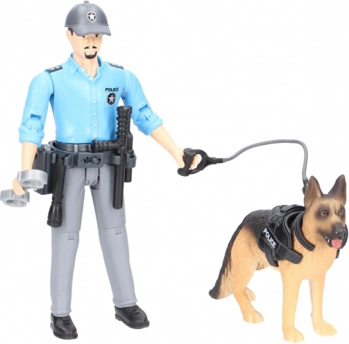 Bruder Bworld politibetjent med hund