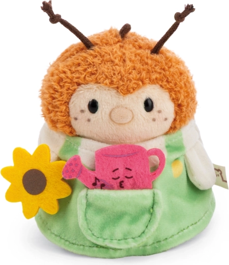 Nici MyMochi plys-bumblebee Hadshi 8 cm med vandkande og gartnerkostume