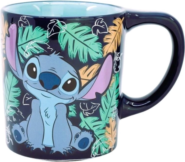 Stor sikker keramikkrus Lilo og Stitch med Smartgrip 300 ml