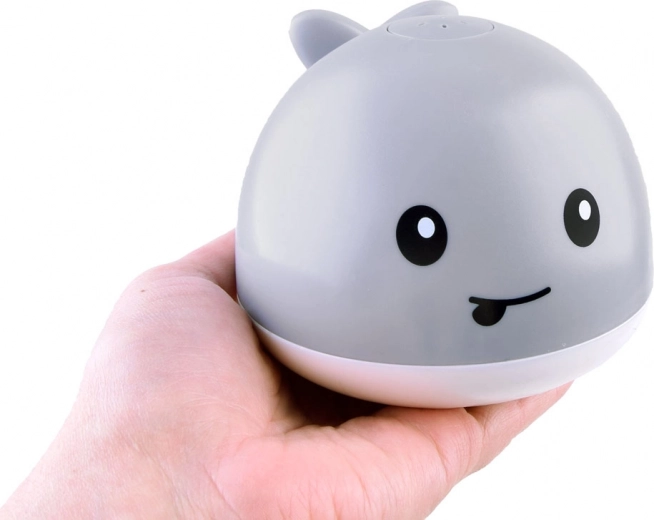 Badende hval med springvand og skiftende lys – Springvand