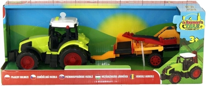 Traktor med lydeffekter i æske