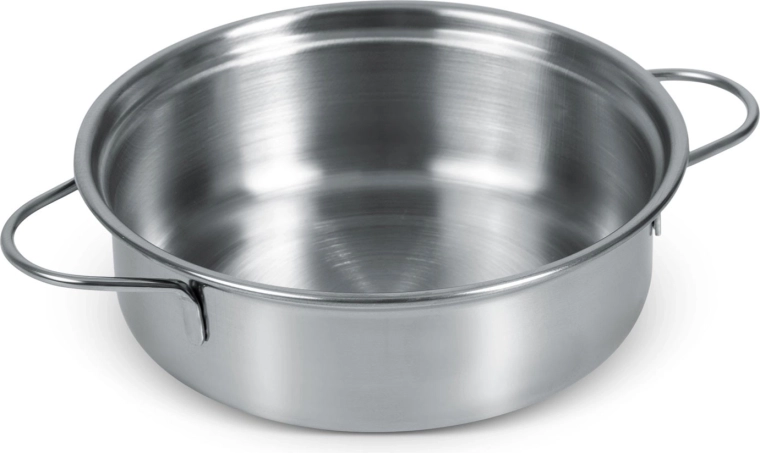 Robust gryde til madlavning og servering i legen