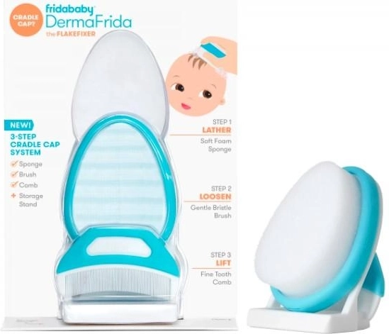 Fridababy DermaFrida FlakeFixer pleje mod skæl på babyens hovedbund