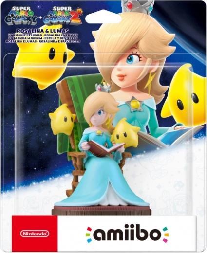 Amiibo-figur Rosalina og Lumas fra Super Mario Galaxy