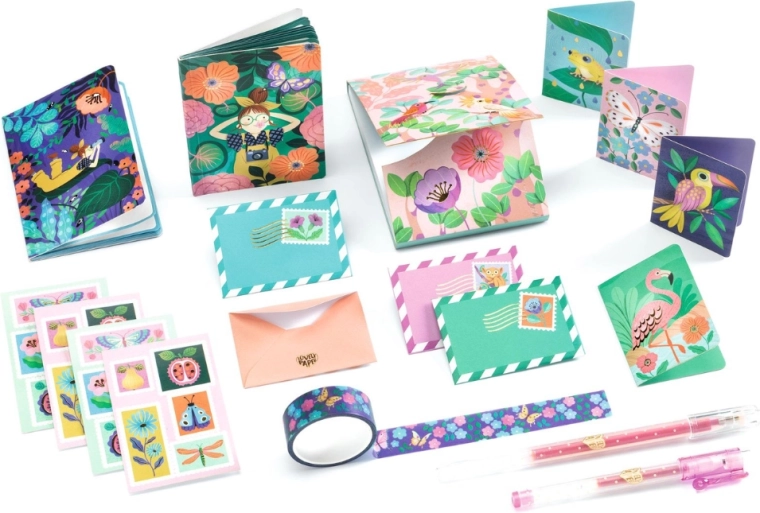 Kreativt sæt med illustrationer