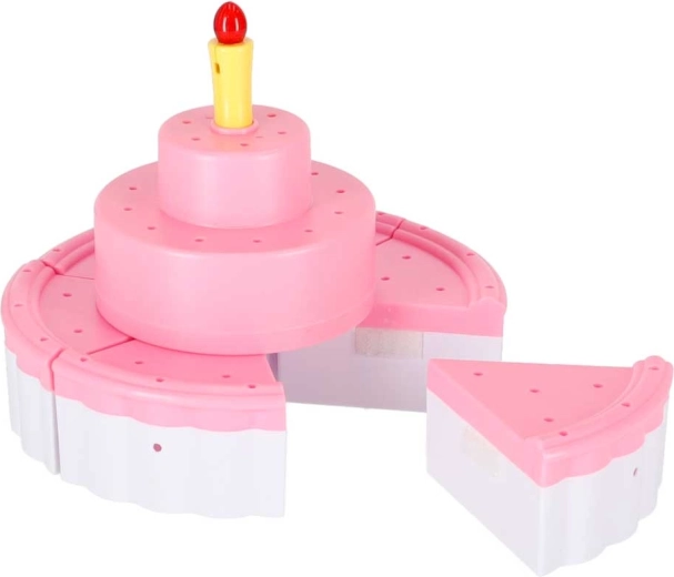 At skære kagen med velcro som en rigtig