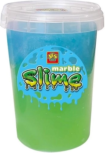 SES marmoreret slime blå-grøn 200 g