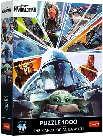 Puzzle Premium Plus 1000 brikker The Mandalorian: Sammen på sporet