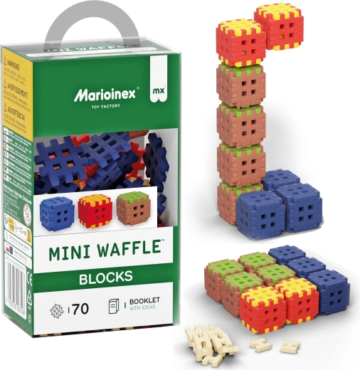 Byggesæt Mini Waffle Blocks 70 dele MARIOINEX