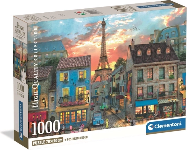 Puslespil 1000 brikker Paris’ gader