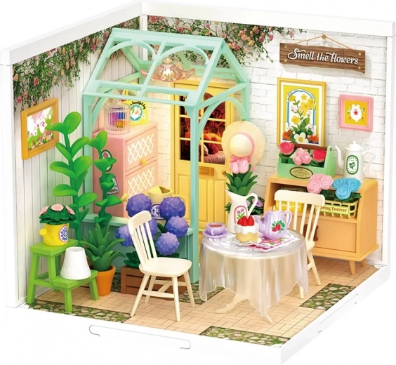 Miniature hus Blomstrende tehave – ROLIFE SUPER CREATOR