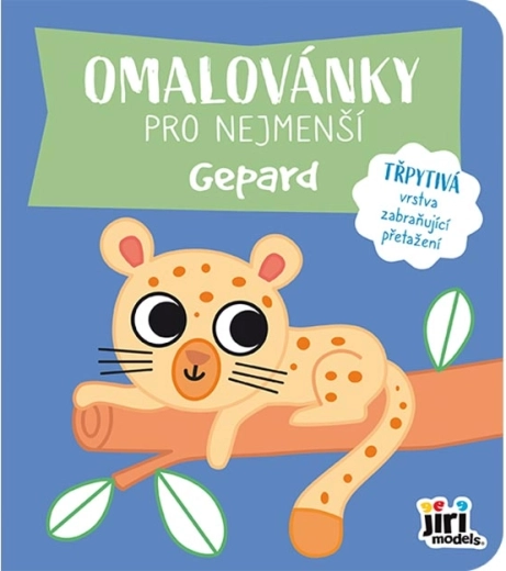 Malebog til de mindste – gepard