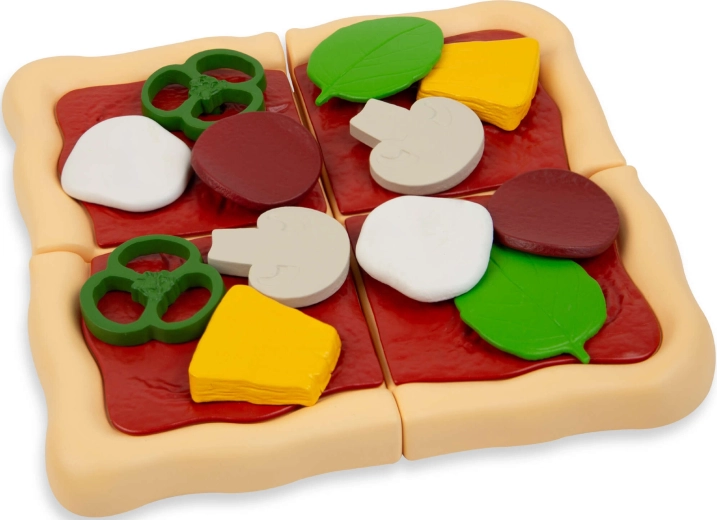 Skærepizza og lette dele at gribe