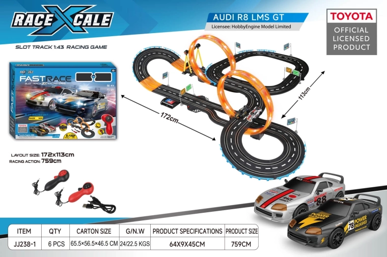 Racerbane Toyota Supra A80 R/C 1:43