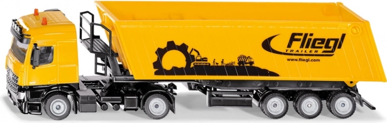 Siku Super 1:50 lastbil MERCEDES-BENZ Actros med tipkasse FLIEGL