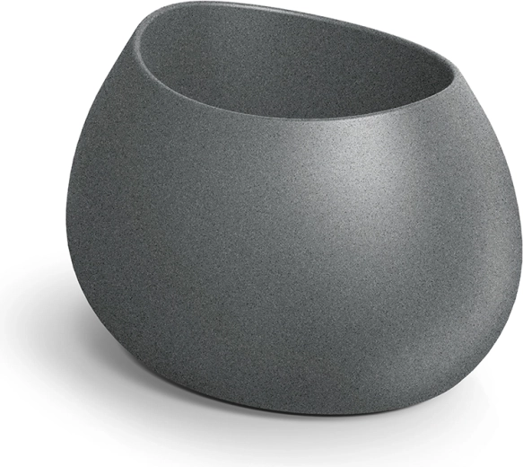 Evolia blomsterkrukke 60 cm, granitgrå