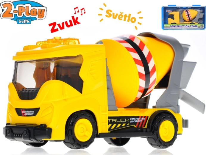 2-Play Traffic cementblander med lys og lyde 22 cm