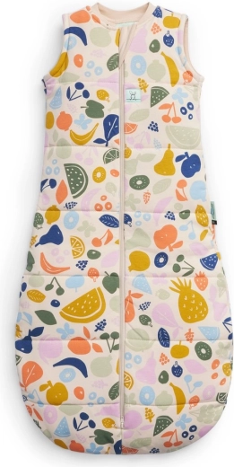 ErgoPouch sove-pose i økologisk bomuld Jersey Fruit salad 2,5 tog (3–12 måneder)