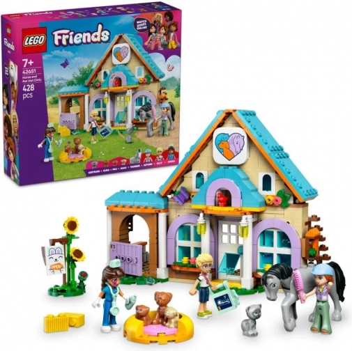 Lego Friends hest og dyreklinik