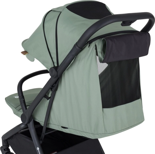 Stor kaleche med UPF 50+ og ventilation