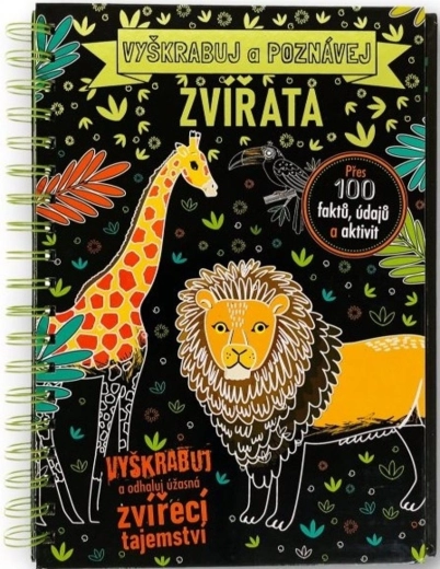 Skrab og lær om dyr – kreativ aktivitetsbog Svojtka & Co.