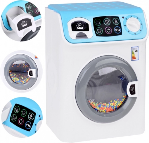 Børneautomatisk vaskemaskine med touchpanel og lyde