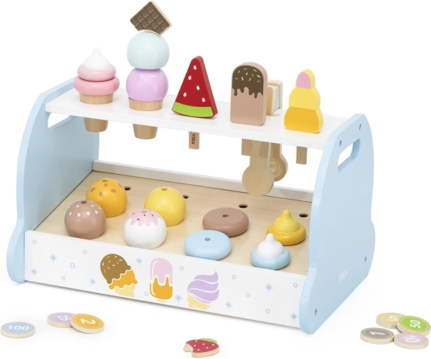 Kreativ leg med isbutik
