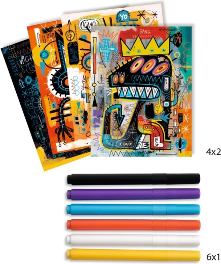 Skitsebøger og tuscher til øjeblikkelig kreativitet