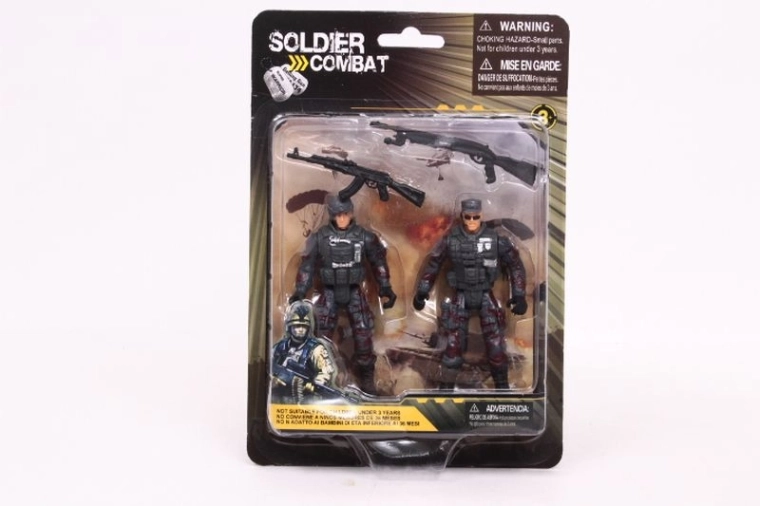 Soldaterfigurer med karabiner
