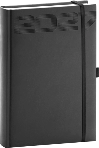 Notique dagbog Aprint Top 2027 sort 15 × 21 cm