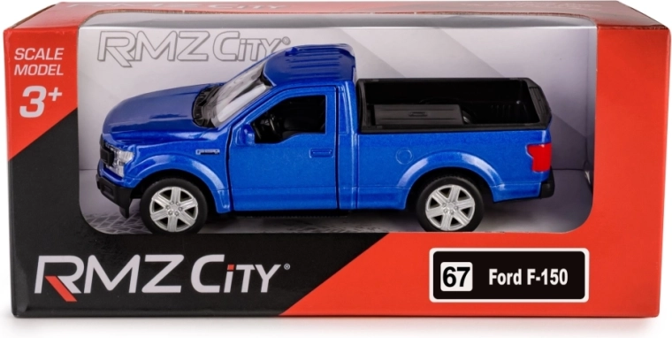 Metalmodel rmz city ford f‑150 1:32 blå