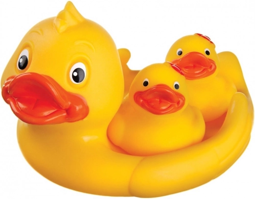 Gummi-badedyr ænder med sæbeskål fra Hencz Toys