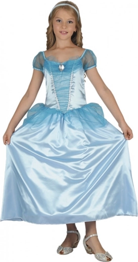 Prinsessekostume til piger 120–130 cm