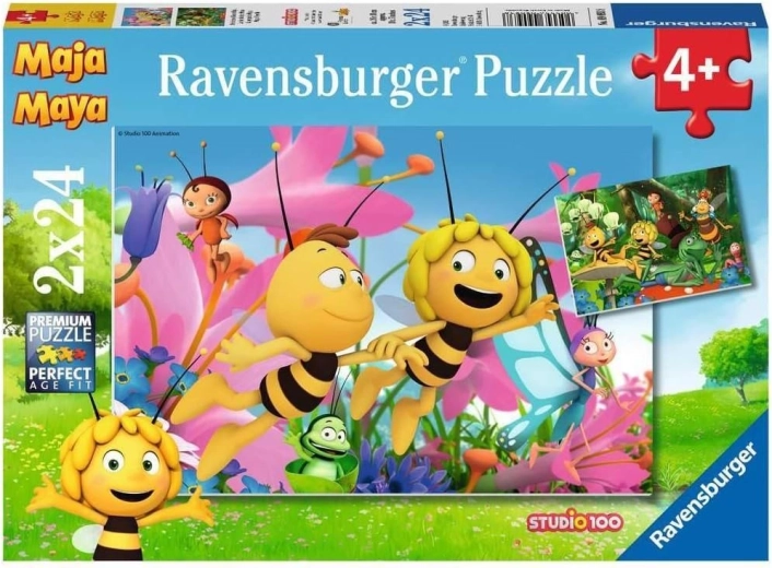 Ravensburger puslespil Maya the Bee 2x24 brikker