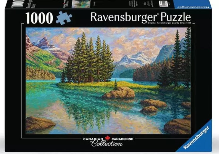Ravensburger puslespil Canadian Collection: Maligne-flodens ånd 1000 brikker